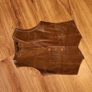 Brown Corduroy Vest